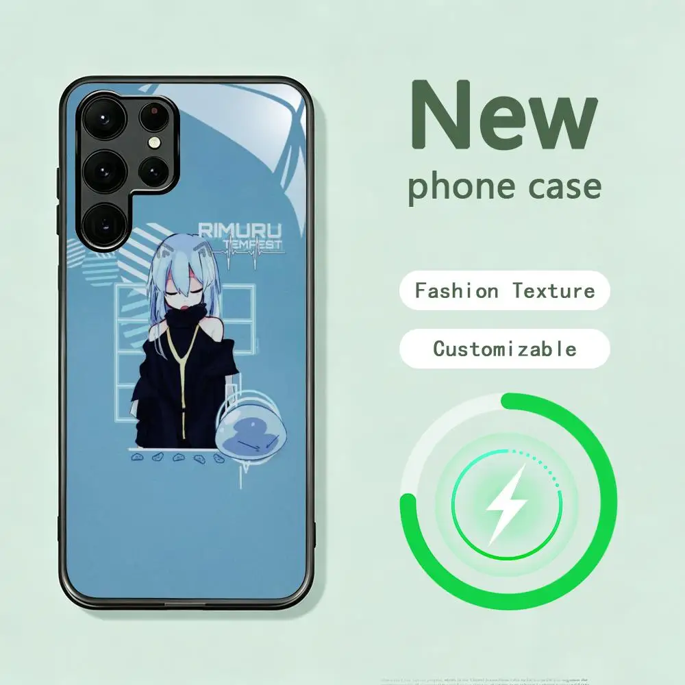 Hot Slime Anime Rimuru Tempest Phone Case For Samsung S26 S25 S24 S23 S22 S21 S20 Plus Ultra Note20 Glass Magnetic Case
