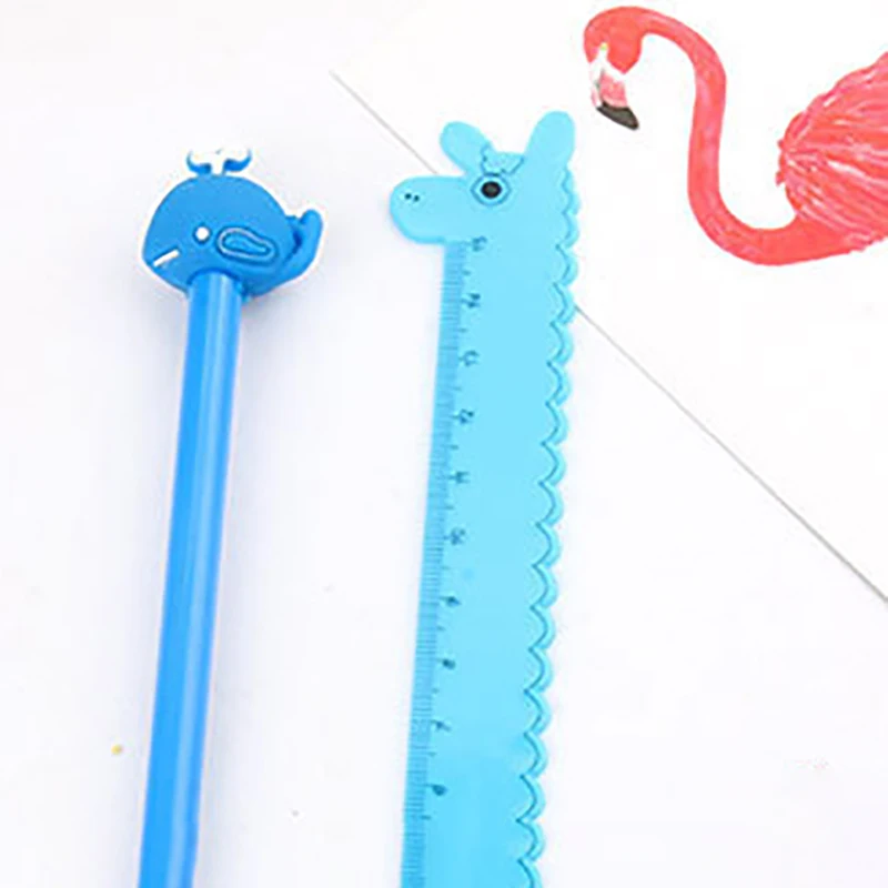 Pluma neutra de Squirting de ballena creativa de dibujos animados lindos, bolígrafo de firma negro a base de agua, suministros para estudiantes