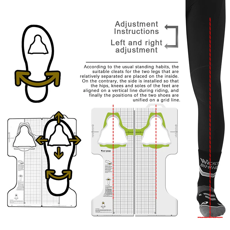 Bicycle Look Pedal Cleats Adjustment Bike Self-Locking Pedal Cleat For Look KEO Cycling Locking Shoes Cleat Adjustable Tool