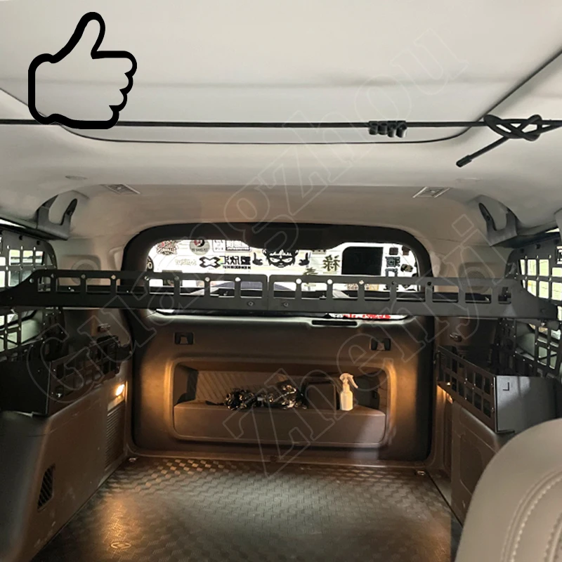 التمهيد الخلفي الجذع نافذة صناديق تخزين الأمتعة المنظم مجموعة لوحة مولي ل BAIC بكين BJ60 2022-2025 #4