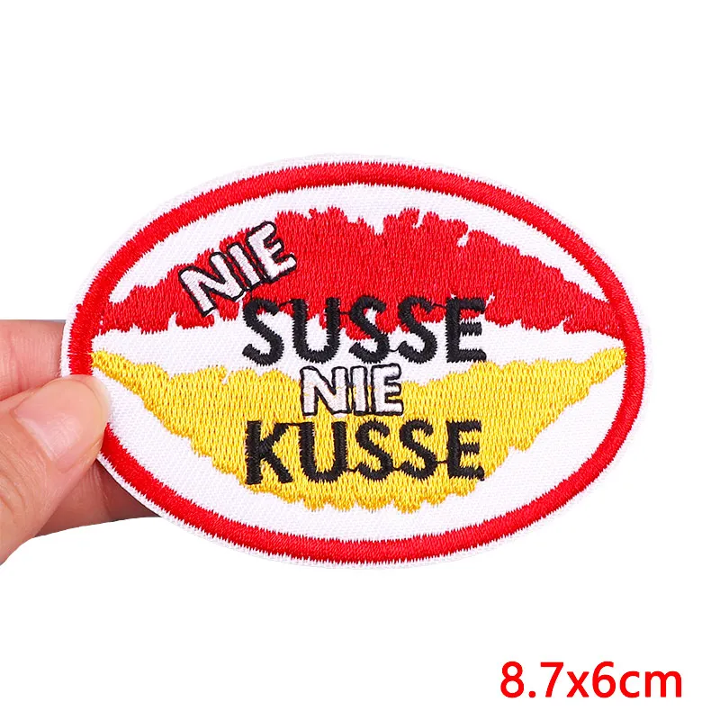 Niederlande Oeteldonk Emblem bestickte Patches für Kleidung Karneval Emblem Eisen auf Patches auf Kleidung Zubehör Applikation DIY – Detail 26