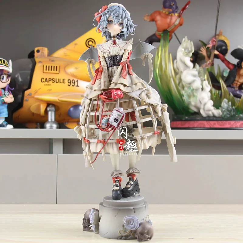 

TouHou Project Figurine Remilia Scarlet Figuras 26cm Action Figure Toys Collection GK Statue Model Ornaments Anime Peripheral