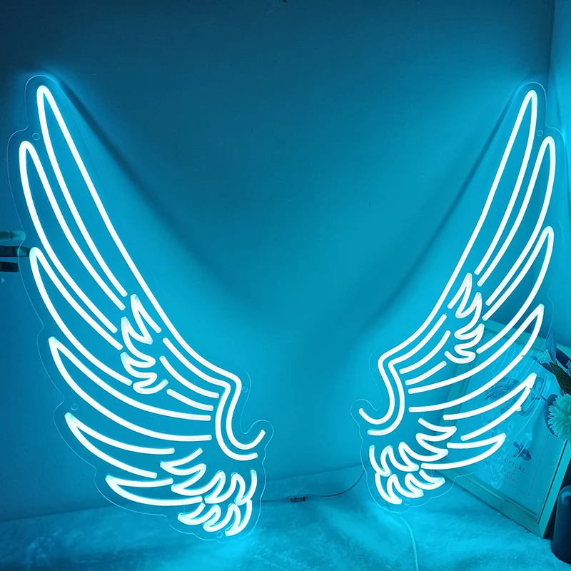 

Wings Led Neon Sign Home Bedroom Living Room Decor Neon Light Bar Club Pub Wall Artwork Decoration Customized Lights Signs