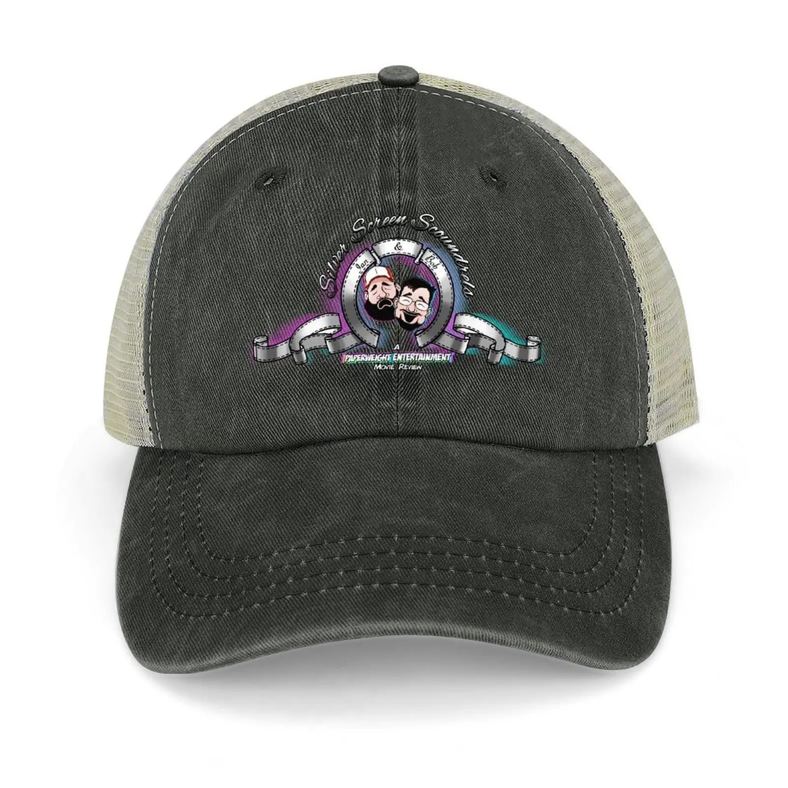 

Silver Screen Scoundrel Baseball Cap Sun Hat For Children Fashion Beach sun caps Woman Hats Men's