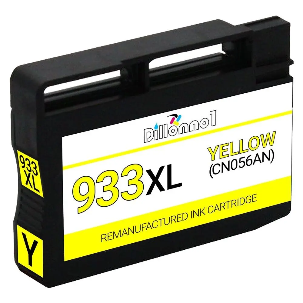 Combinação de tinta para hp 932, xl 933, cn053a, cn054a, cn055a, para escritório, pacote 5