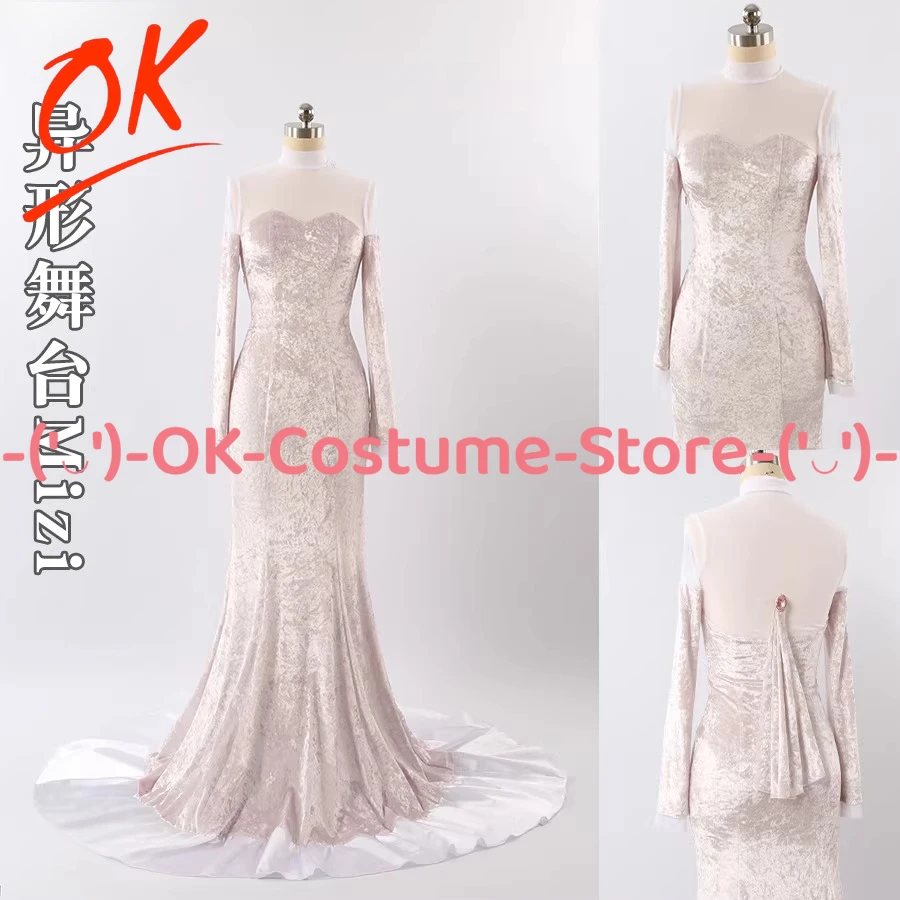 

[Customized Size] Alien Stage R5 Mizi Cosplay Costume Elegant Dress Gown Performance Outfit Halloween Carnival Party Uniform