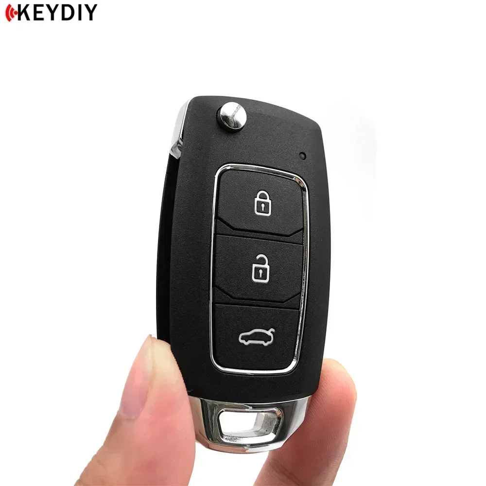 NB28 keydiy อเนกประสงค์แบบมีรีโมทคอนโทรลอเนกประสงค์3ปุ่ม kunci REMOTE mobil ซีรี่ส์ NB สำหรับ KD900 KD900 + URG200 KD-X2มินิ