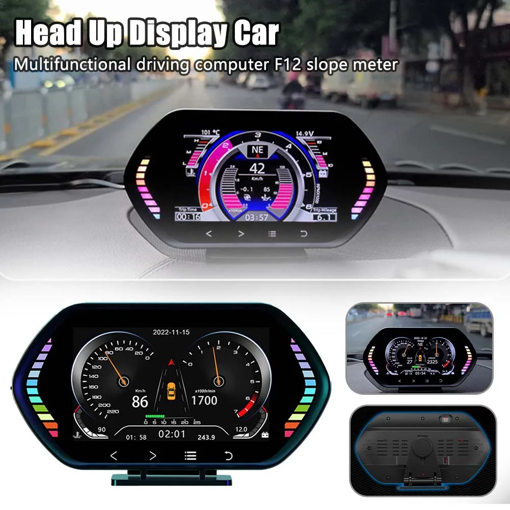 

Color Light HUD Head Up Digital Speedometer Outdoor Off Road Speed Guide For Car Auto SUV