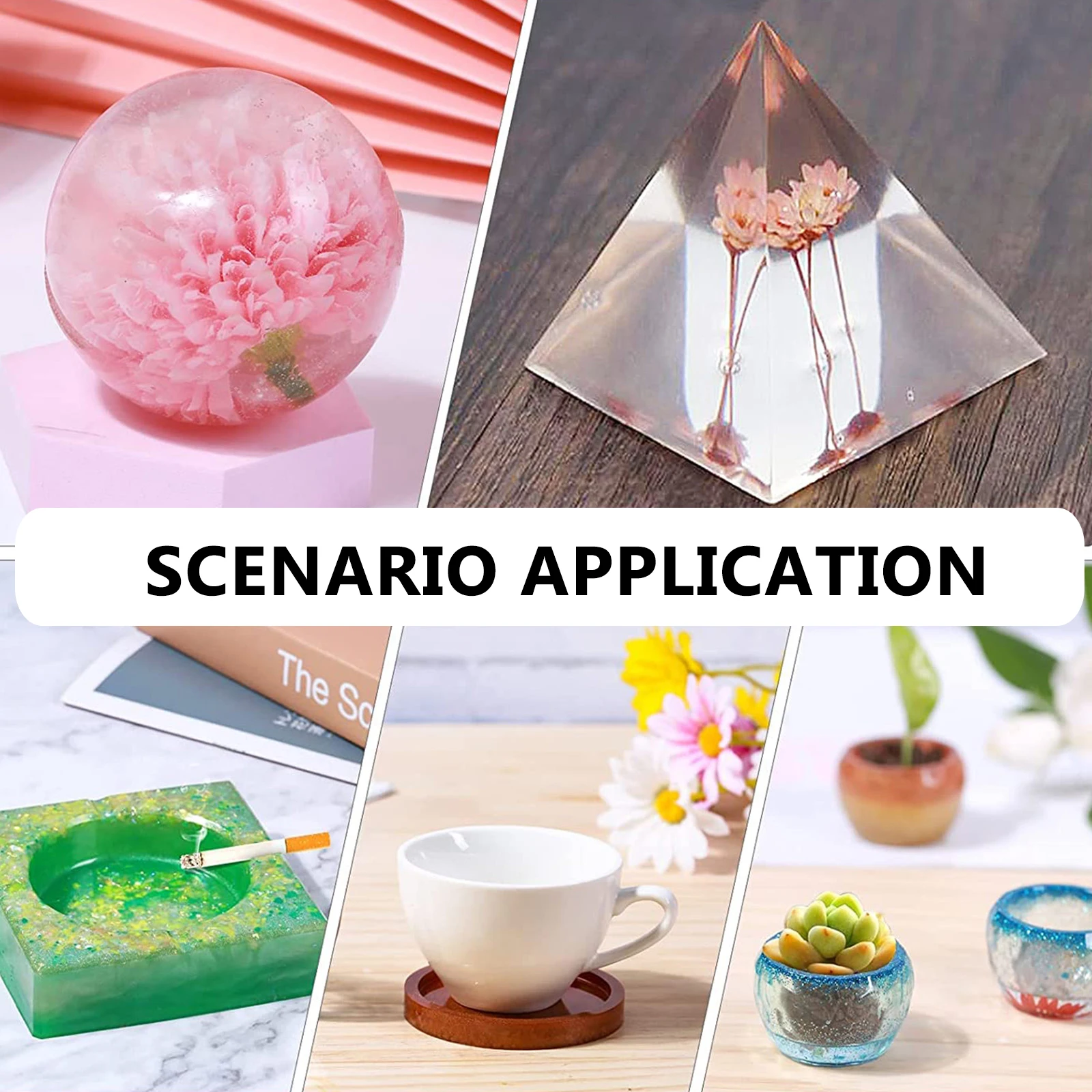 

2 set 2 set 3:1 Ab Epoxy Resin Glue Kit 2 Sets Casting Resin For Diy Jewelry Making Clear Two Part Epoxy Glue Craft Kit