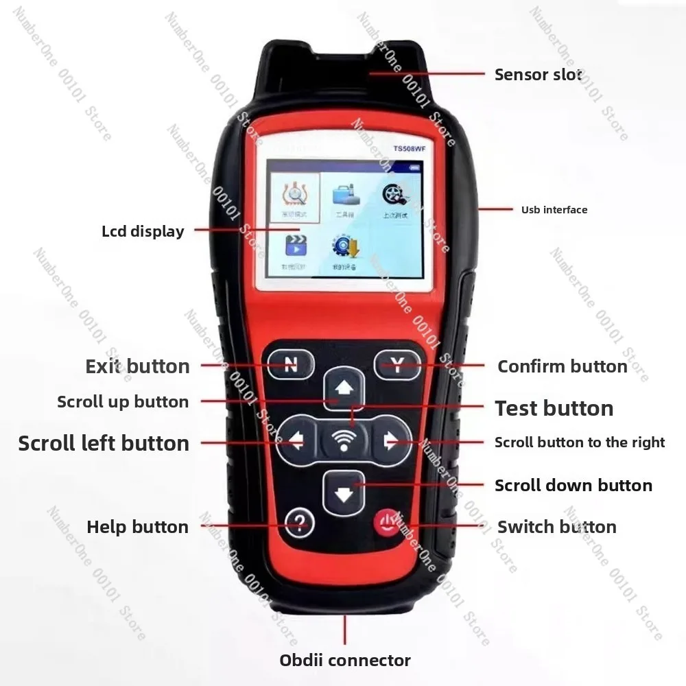 Chinese version TS508 Tire Pressure Matching Instrument Sensor Automotive Universal Tire Pressure Monitoring Programming view 3
