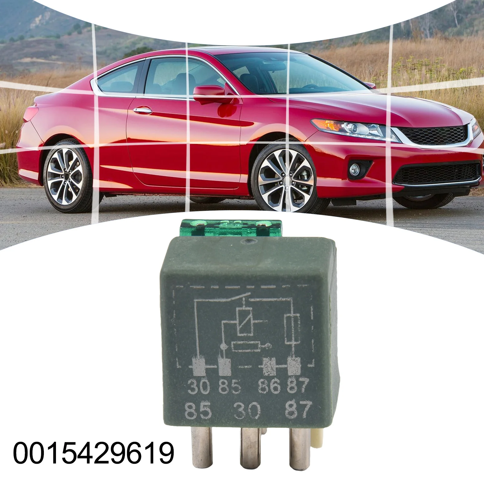 Practical Automotive Protection Relay Over Load 0015429619 Quick To Install Replacement Wear Resistant Easy To Use