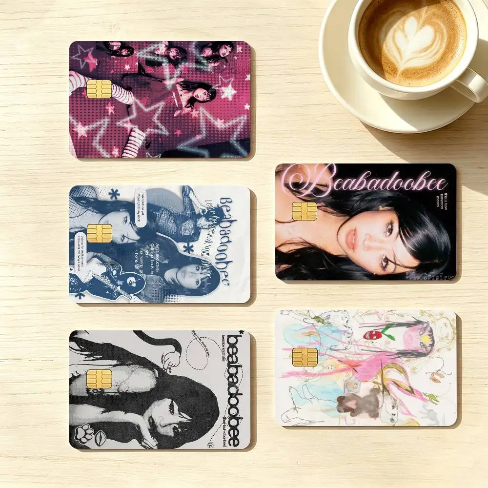 Singer Beabadoobee Beatopia  Credit Card HD Stickers Game Card Decal Small Chip Waterproof Sticker Gift
