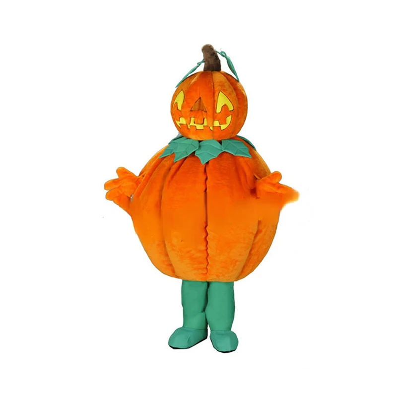 Halloween Pumpkin Mascot Costume Walking Animal Custom Size Mascot Fursuit Halloween Cosplay Outfit