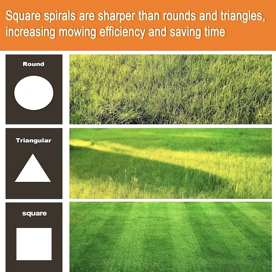 COSY 2.4/2.7/3.0mm * 5m/10m/15m NUOVO Aggiornamento Tricolor Trimmer A Spirale Linea Weed String Trimmer Linea Brush Cutter Filo Trimmer Linea