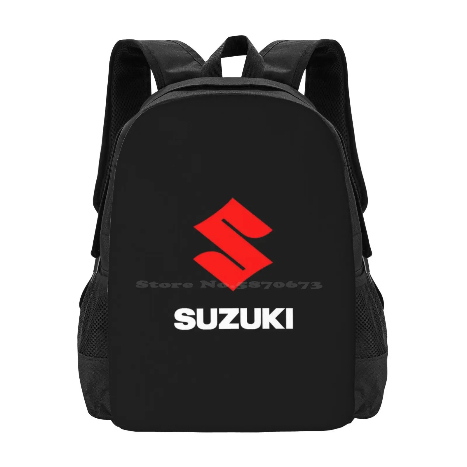 Best Seling School Bag Big Capacity Backpack Laptop Bikes Cars Logo Suv 4X4