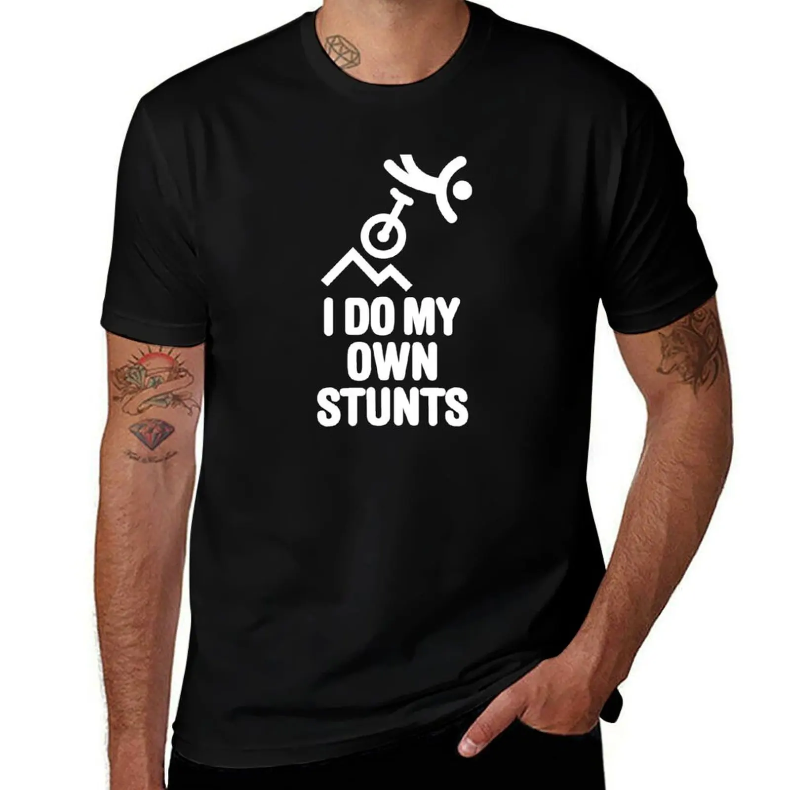 I do my own stunts MUni UMX Off Road Mountain Unicycling MUni UMX Offroad Cycling Extreme Unicycle lovers T-Shirt