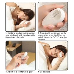 Hand-Held Sleep Aid Device Microcurrent Insomnia Relief Sleep Assistant Electronic Pulse Calm Nerve Sleeping Assistance Tool