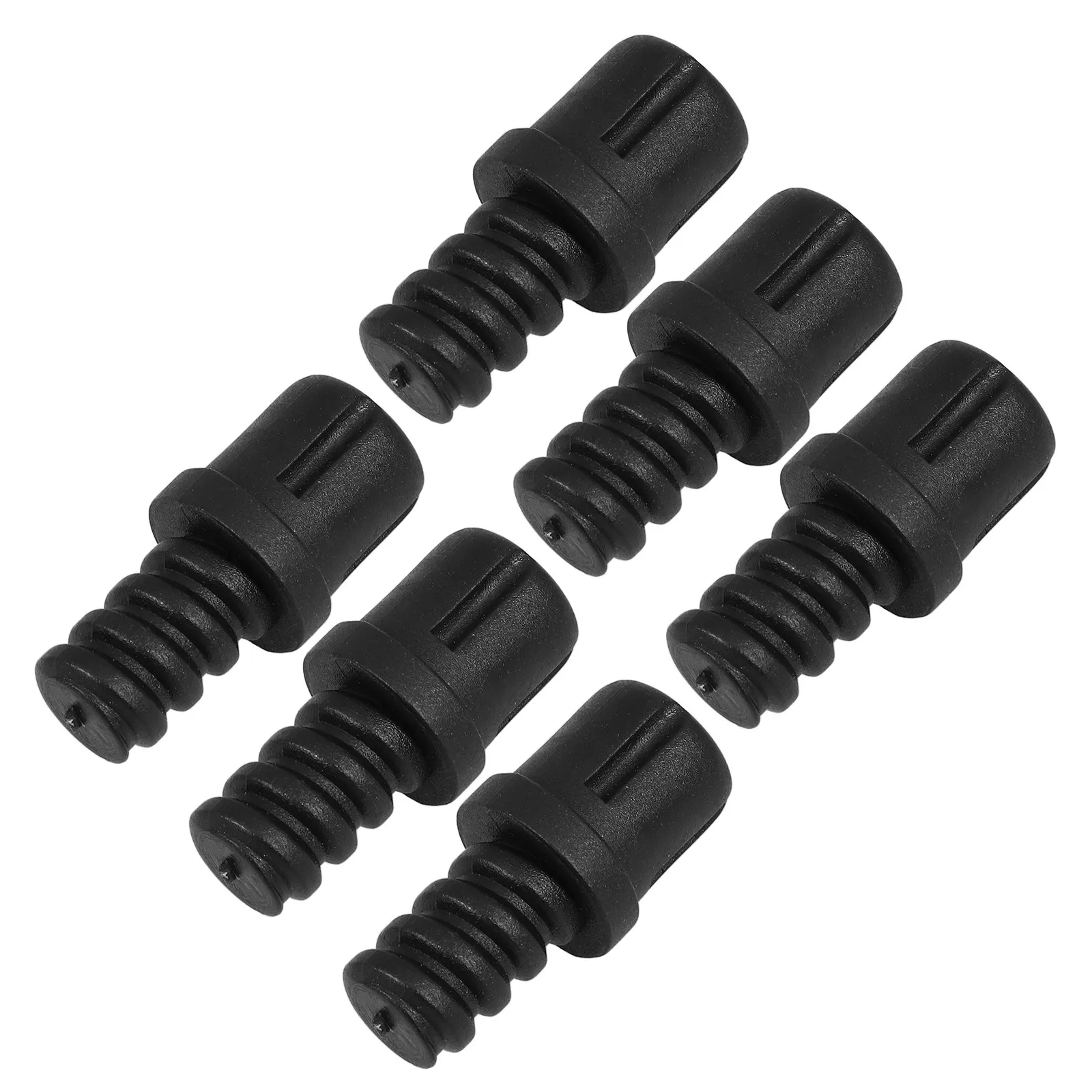 

6Pcs Toilet Brush Handle Connector Self-Locking Screw Type Plastic Adapter for Brush Head Disassembly Ergonomic Long-Lasting