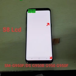 AMOLED LCD suitable for Galaxy S8 Lcd G950 G950F SM-G950F/DS G950B touch screen digitizer replacement component