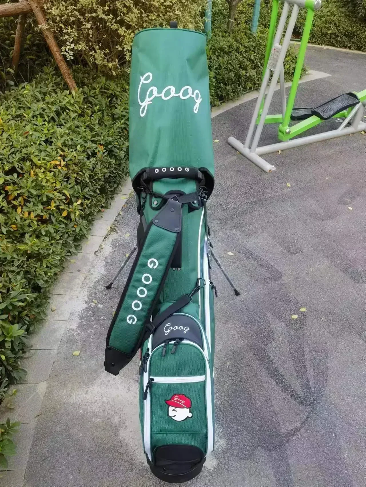 Gooog logo nuevo estante de Golf bolsa de nailon impermeable ultraligero portátil soporte estándar Caddy carrito bolsas para arma