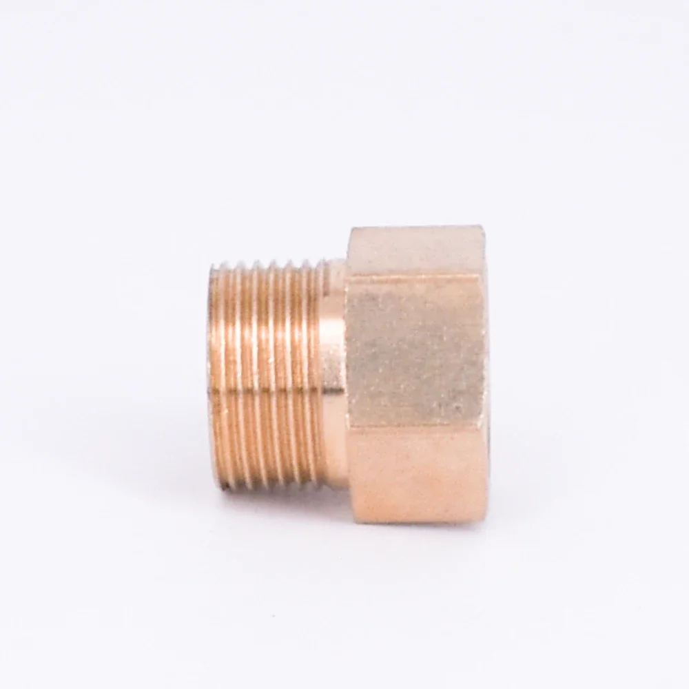 1/8 "1/4" 1/2 "3/4" Bspp Draad Messing Reductiemiddel Vrouw Naar Mannelijke Schroefdraad Hex Bus Pijp Fitting Water Gas Adapter Koppeling Connector