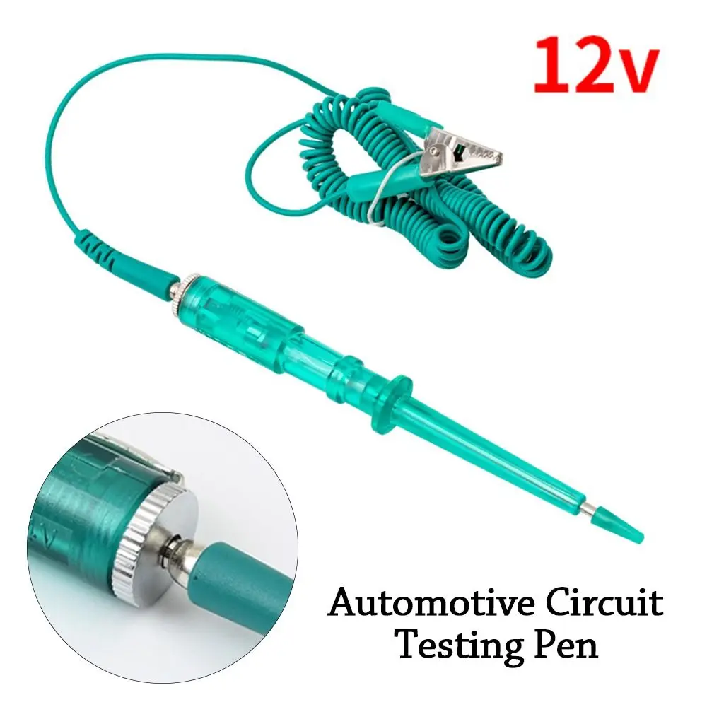 

6V-12V Car Circuit Tester Pen Green Probe Pen Digital Display Electric Pen DC Digital Display Automotive Repair Tool