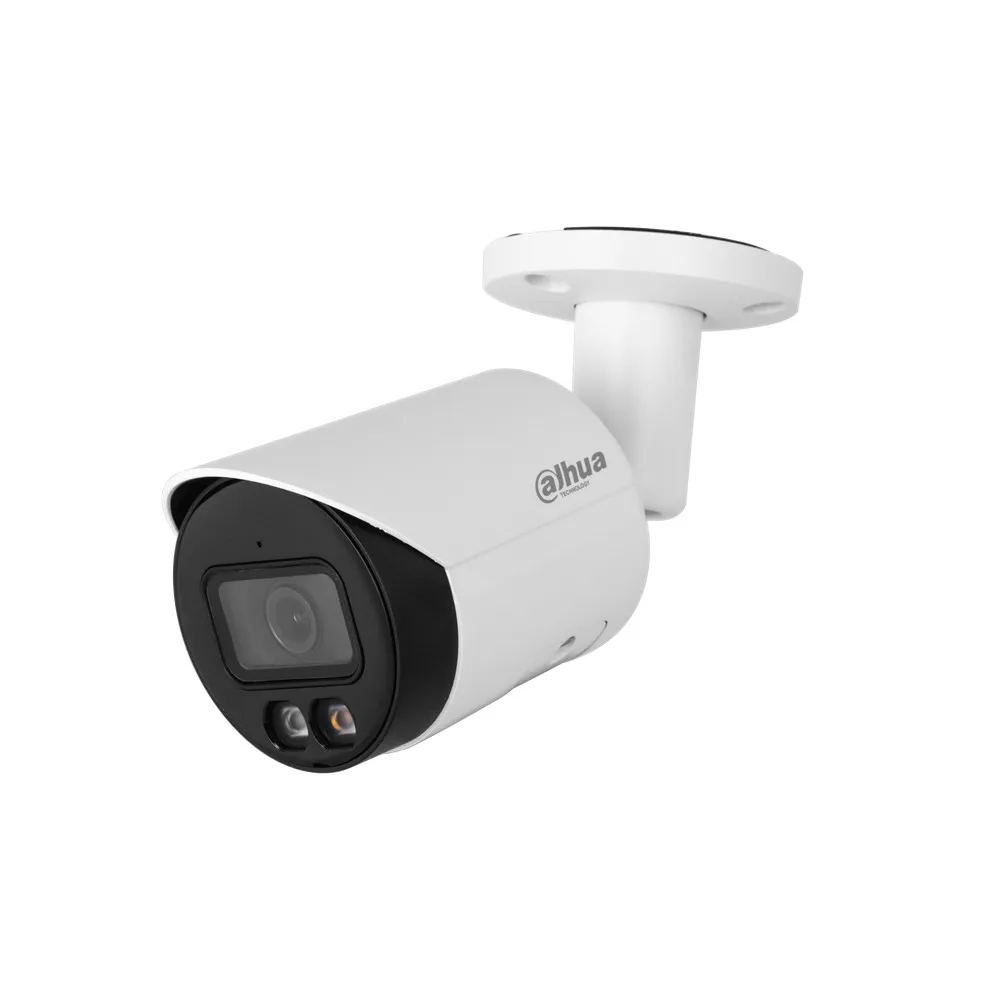 Dahua IPC-HFW2449S-S-IL 4MP POE 24 hours Full-color & IR 30M Dual Light  Built-in Mic SMD Plus WizSense Bullet IP Camera