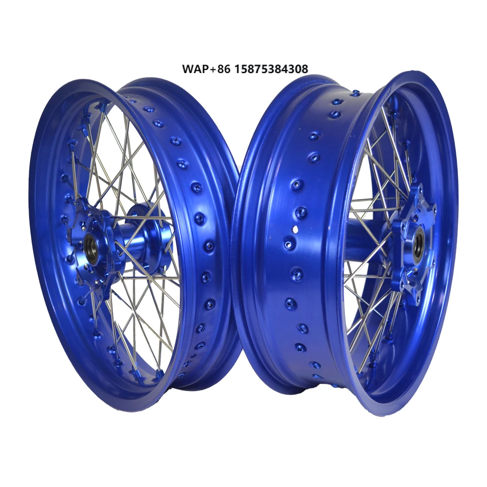 

Motorcycle Accessories Wheels Aluminum Alloy Super Motard Dirt Bike Wheels YZF 250 450 2014-2020