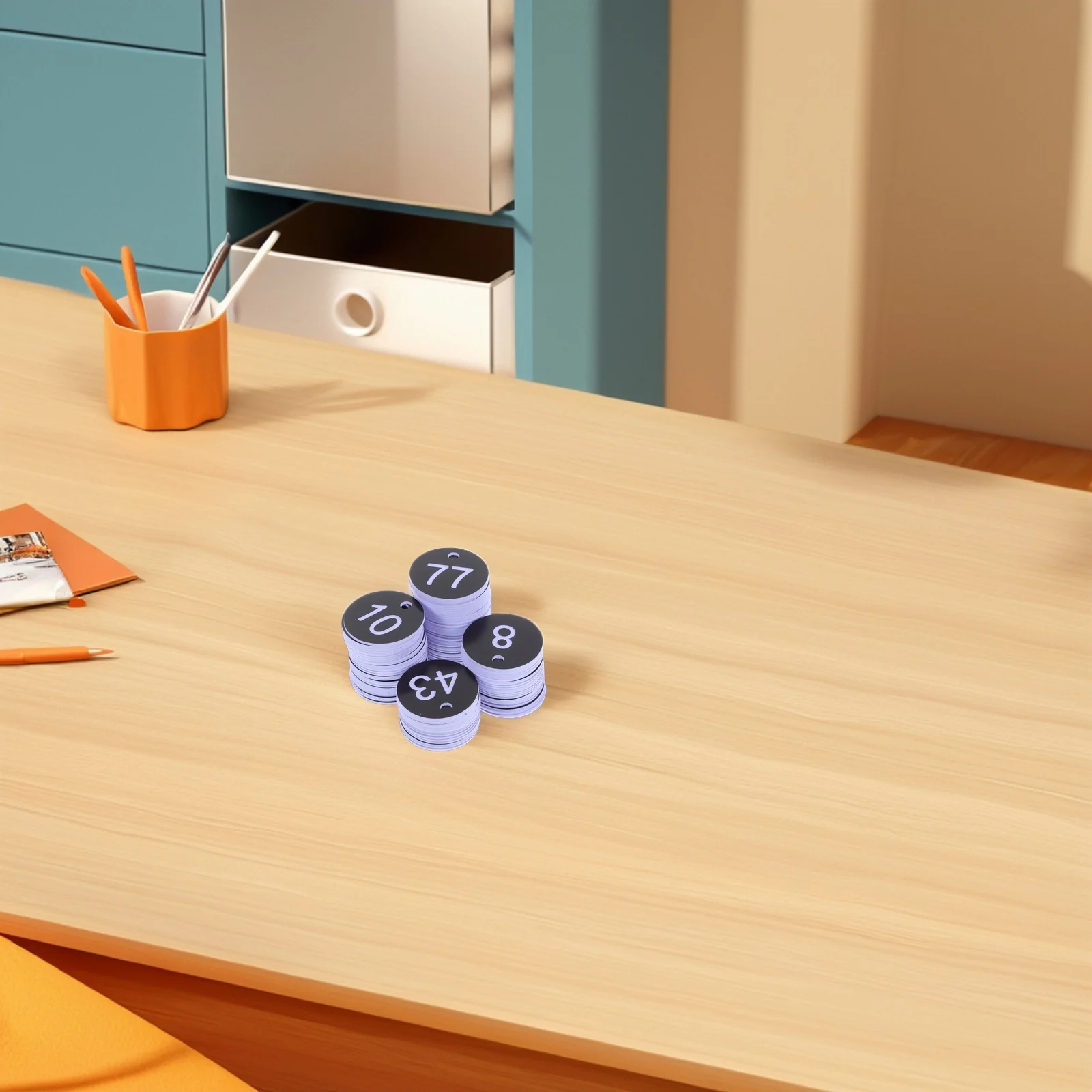 

100 шт. пронумерованные бирки для ключей с отверстиями, прочная пластиковая идентификационная маркировка для хранения багажа, сортировки отелей, тренажерных залов, бары, клубы