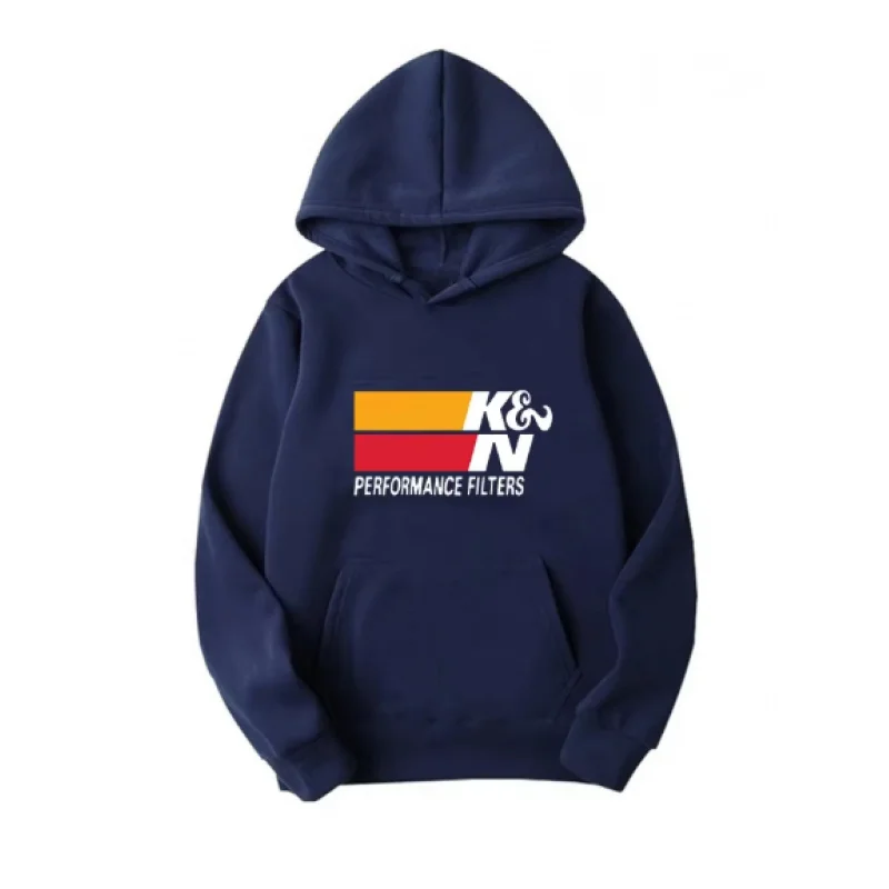

K&N High Performance Men's Hoodie Cool Harajuku Streetwear Funny Vintage Air Intake Hood Clthoes for Male