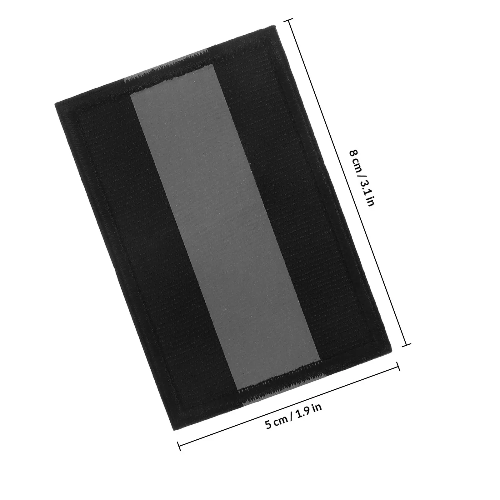 4Pcs Reflective Safety Appliques Strong Adhesive Backing for Firefighter Police Hikers Security Vest Rain Jacket