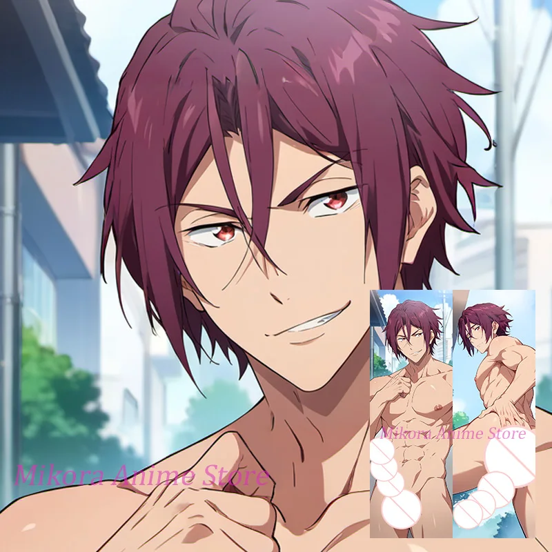 

Dakimakura Rin Matsuoka Anime Body Pillow Cover Double Sided Print Life Size Pillowcase Gift