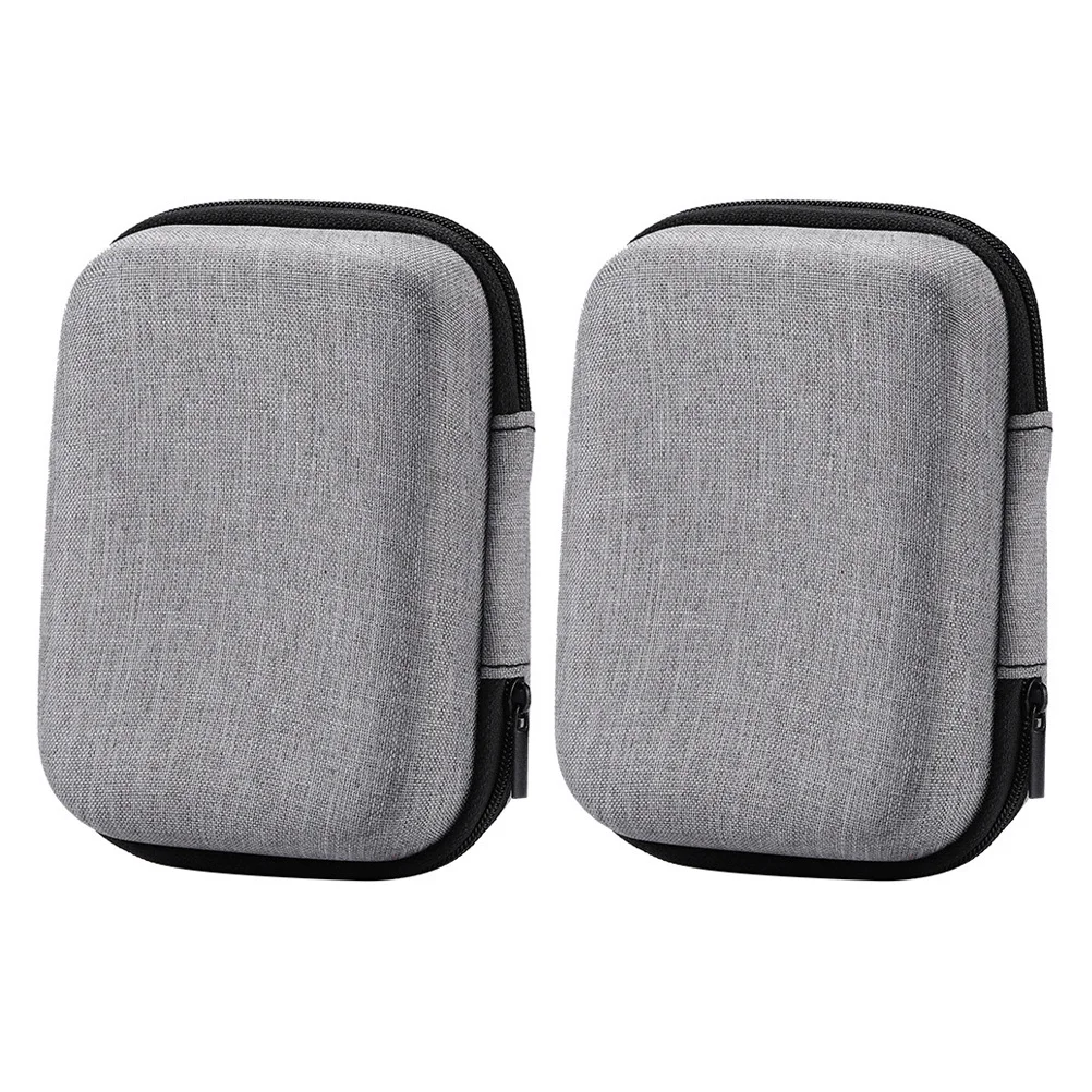

2Pcs Durable Eva Waterproof Electronics Accessories Storage Bag Organizer for Travel Business Trip Electronic Product Bag
