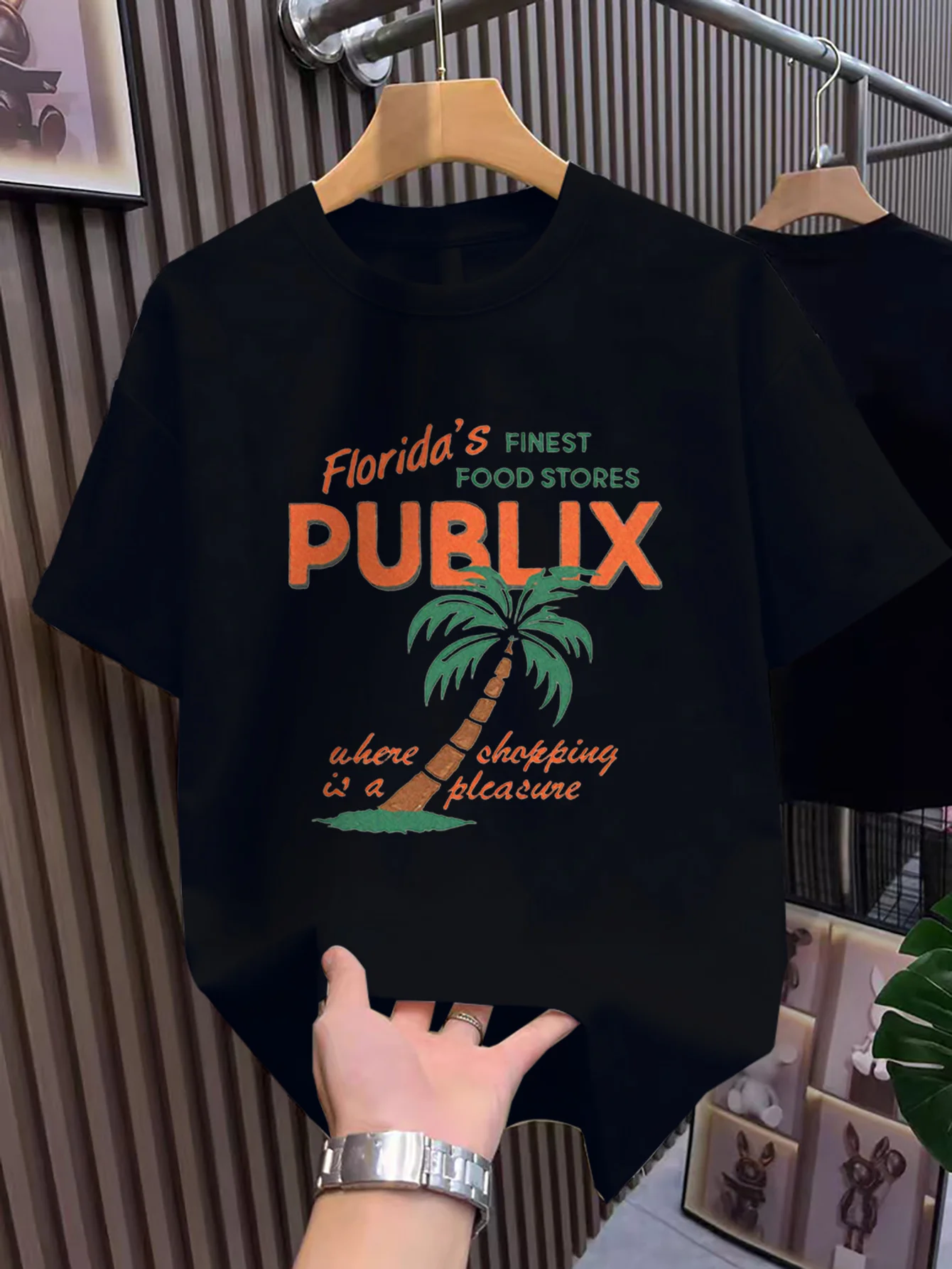 

Мужская футболка из чистого хлопка с юмором Publix Slogan с принтом, повседневная, подходит для повседневной носки, идеальный подарок, модный топ больших размеров