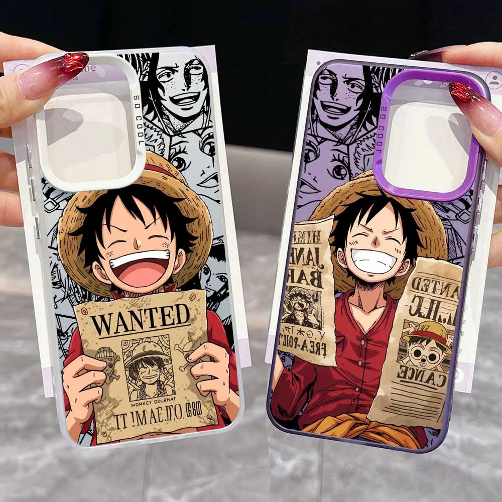One Piece Luffy Wanted Notice für Xiaomi 15T 14 14T 13 13T 12 12T 11 Pro POCO X7 X6 X5 X3 F7 F6 NFC Bunte Handyhülle