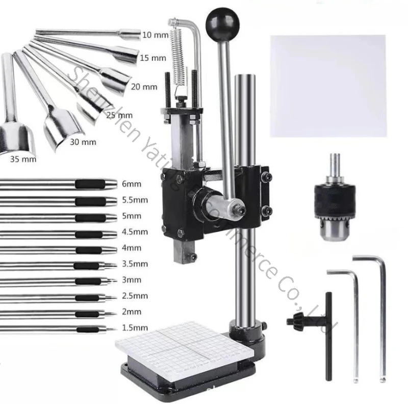 

Small Manual Press Stamping Machine Hand Beer Die Cutting Machine Punching Silent Cutting Machine New Model