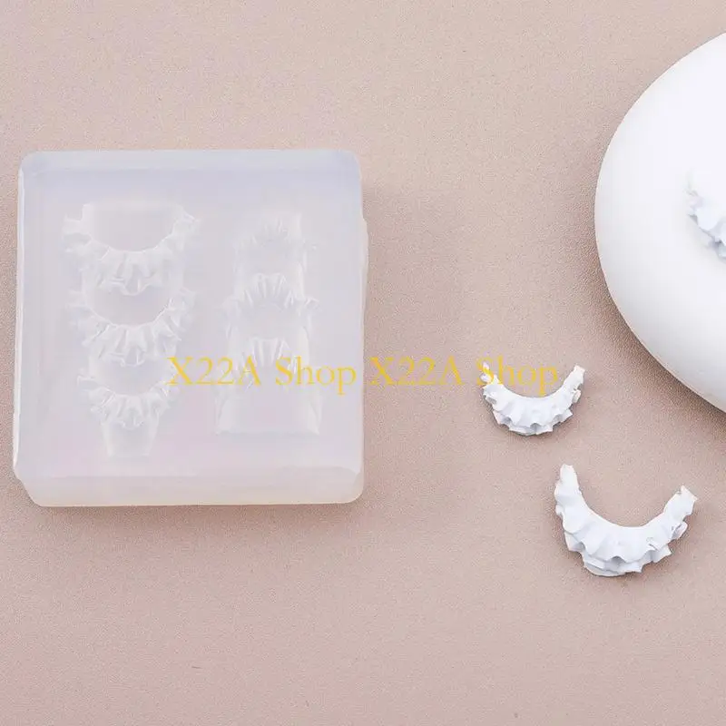 Unique Multipurpose Art Silicone Mould for 3D Designs Butterfly Flower Moon Patterns Portable for Acrylic Craft Supplies