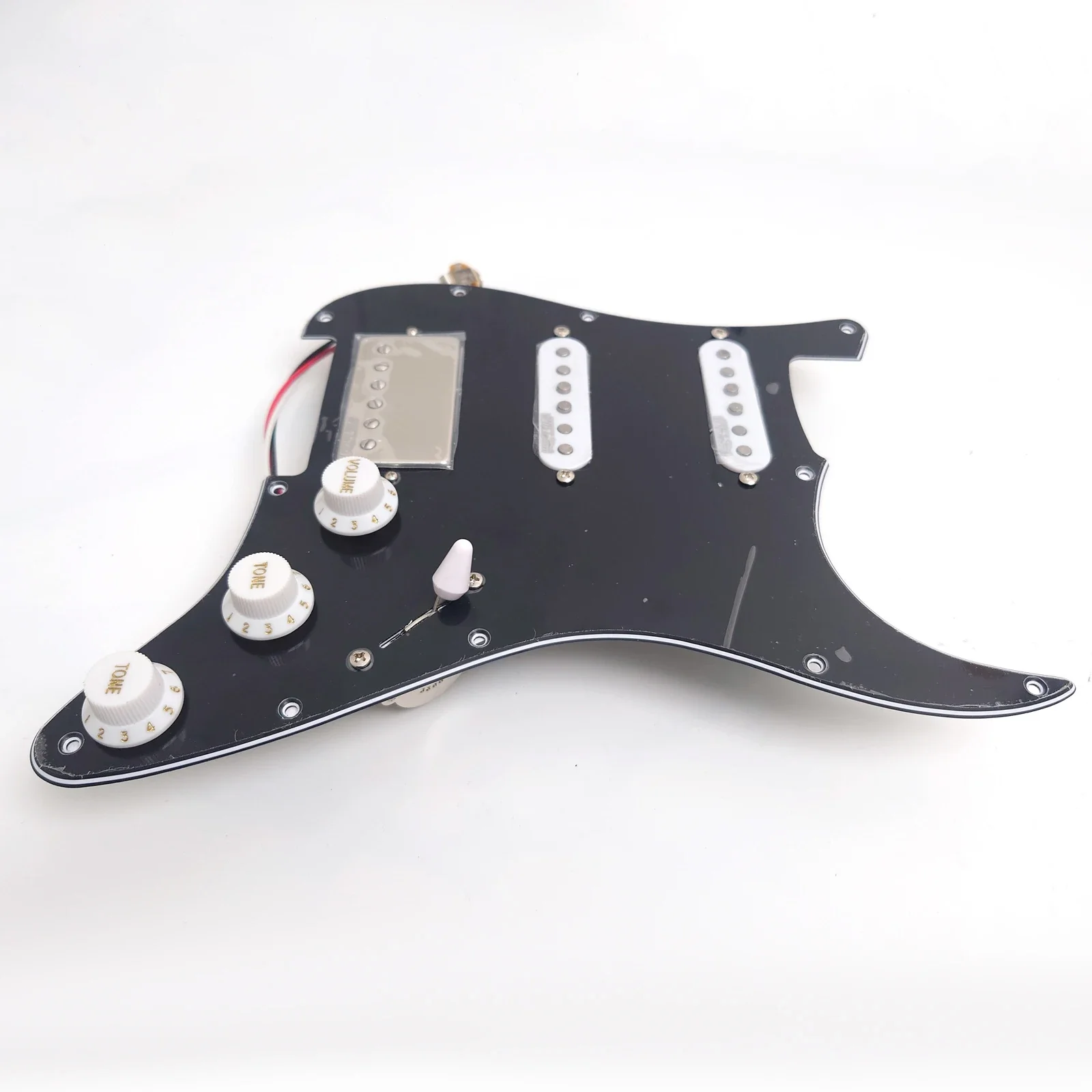 SSH กีตาร์ Prewired โหลด Pickguard ชุด,Alnico 5 Humbucker Pickups สําหรับ ST กีตาร์กีตาร์ไฟฟ้าเปลี่ยนชิ้นส่วน