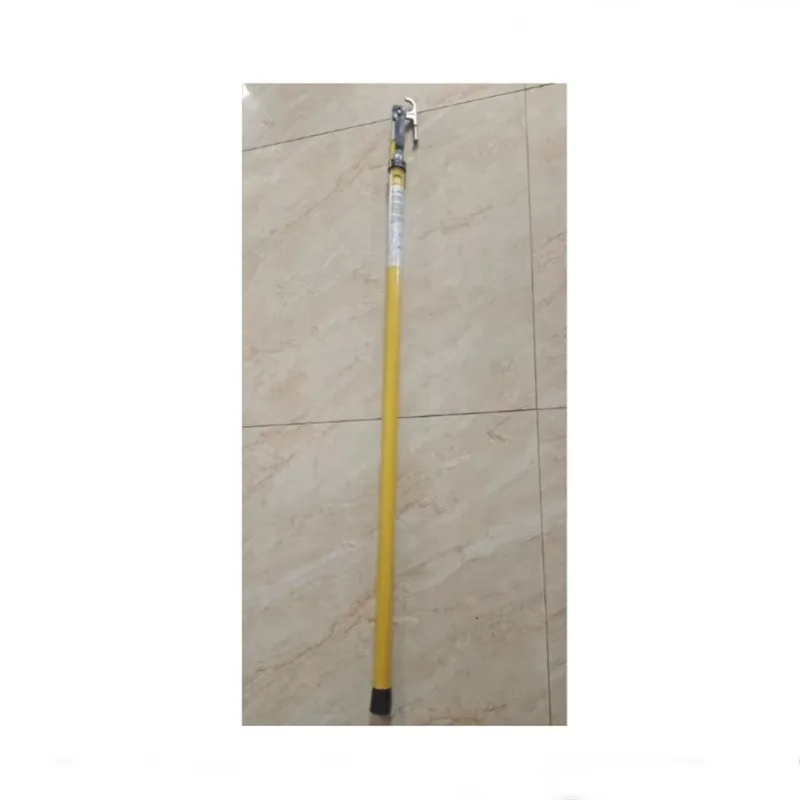 

【specialized】Triangle Fiberglass Hot Link Stick With Different Sections Extend 4M-12M Push Button 33KV-220KV