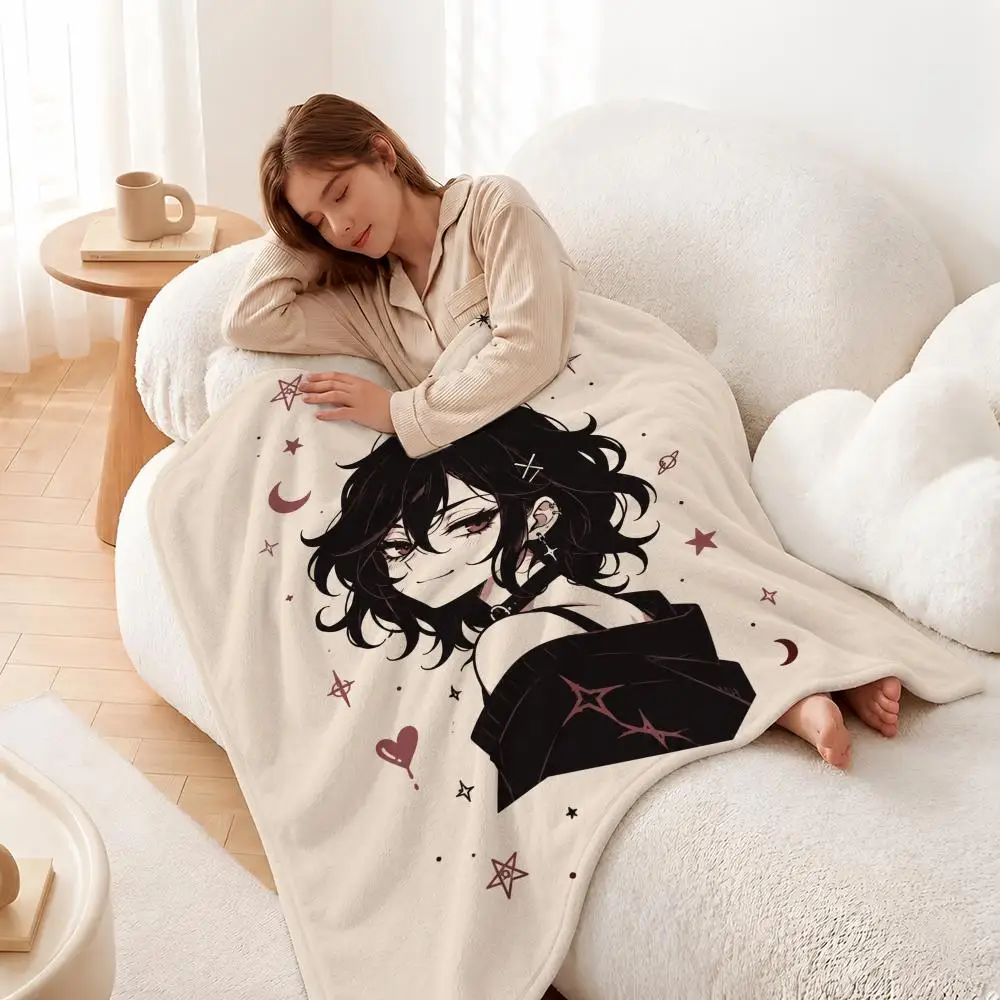Game The Coffin of Andy and Leyley Throw Plush Flannel Throw Blanket, Sofa Bed Travel Picnic Home Textile Decor