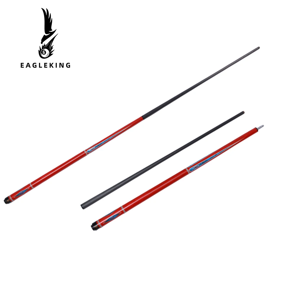 

New Style Carbon Fiber Pool Cue 1/2 Split Cue 8-layer Pigskin Tech Wood Pool 12.4mm Tip Size Billiard Cue Carbon Fiber Shaft