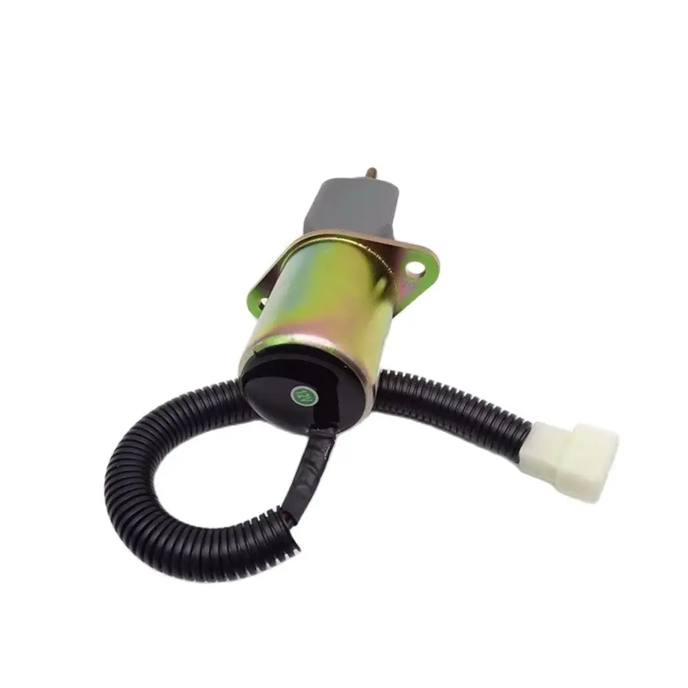

Excavator is equipped with 1753ES-12A3UC5B1S1 12V flameout switch for yan-mar hook machine accessories flameout solenoid valve