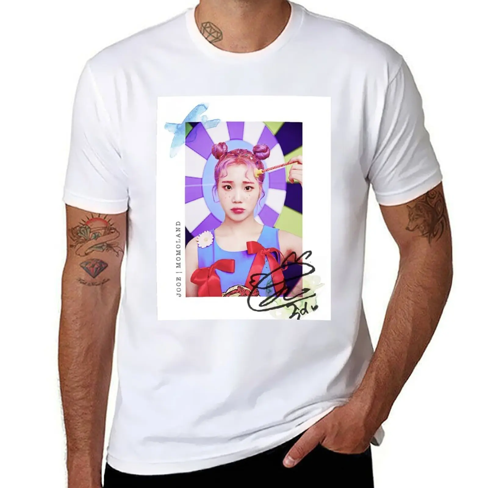 

cotton T-Shirt man Jooe shirt man for Momoland t cotton tshirt shirts Pastel t 100% Signature designer
