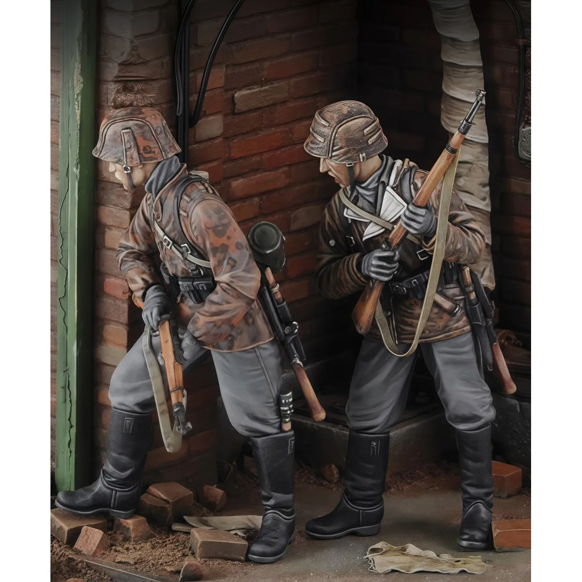 

1/35 resin unpainted model kit, military theme, German Grenadier unassembled and unpainted GK, 1447R