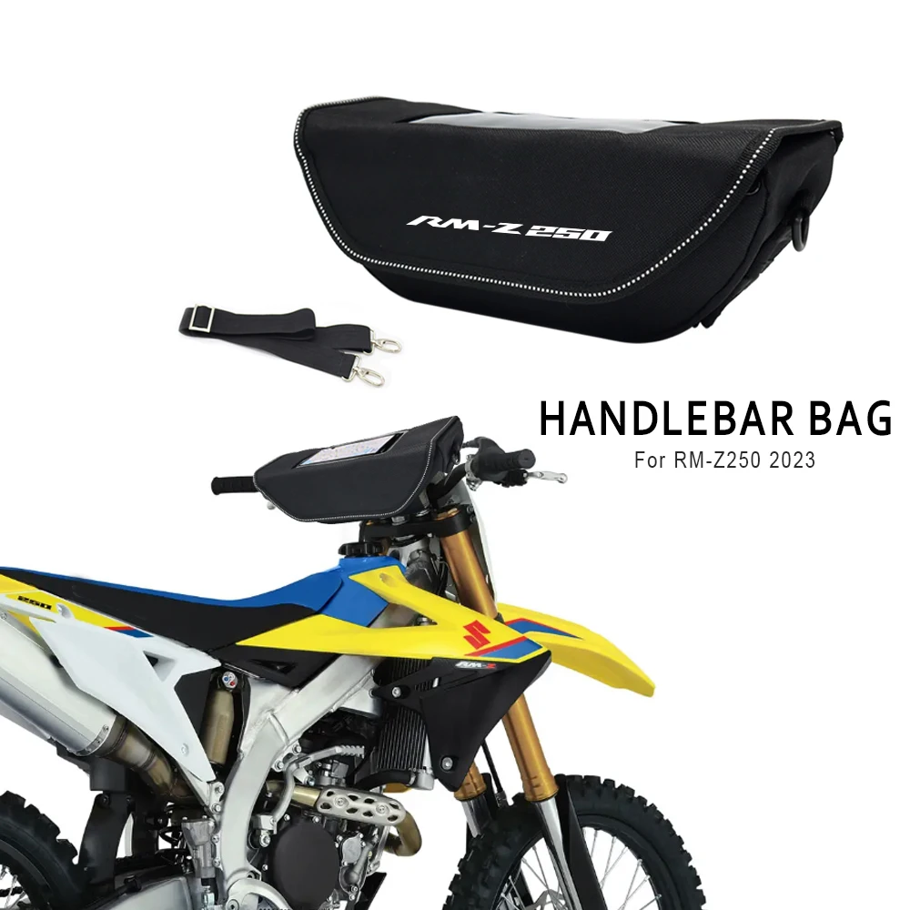 

For RM-Z250 2023 Motorcycle Waterproof And Dustproof Handlebar Storage Bag