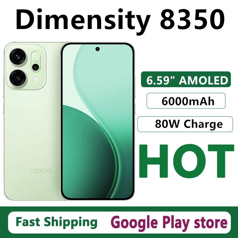 Оригинальный мобильный телефон Oppo Reno 14, 80 Вт, зарядка 50,0 МП, камера 6,59 дюйма, AMOLED, размер 120 Гц, 8350, IP69, водонепроницаемый аккумулятор 6000 мАч Оригинальный мобильный телефон Oppo Reno 14, 80 Вт, зарядка 50,0 МП, камера 6,59 дюйма, AMOLED, размер 120 Гц, 8350, IP69, водонепроницаемый аккумулятор 6000 мАч