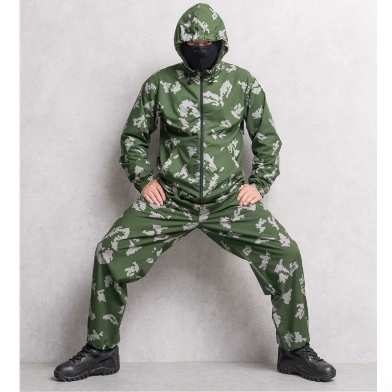 Russian Military Camouflage Suit Cover Coat Sun Protection Jacket