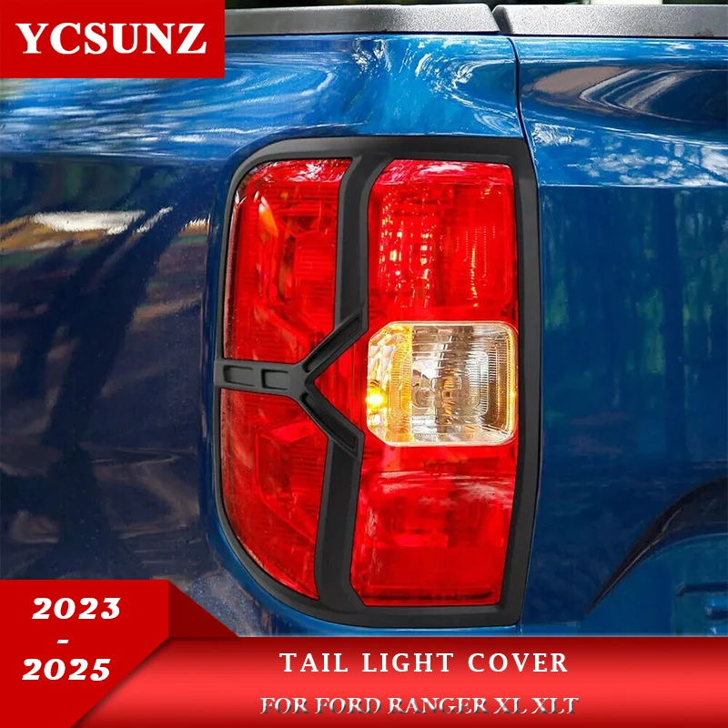 

ABS Tail Light Cover For Ford Ranger XL XLS 2023 2024 2025 Car Exterior Accessories Double Cabin YCSUNZ