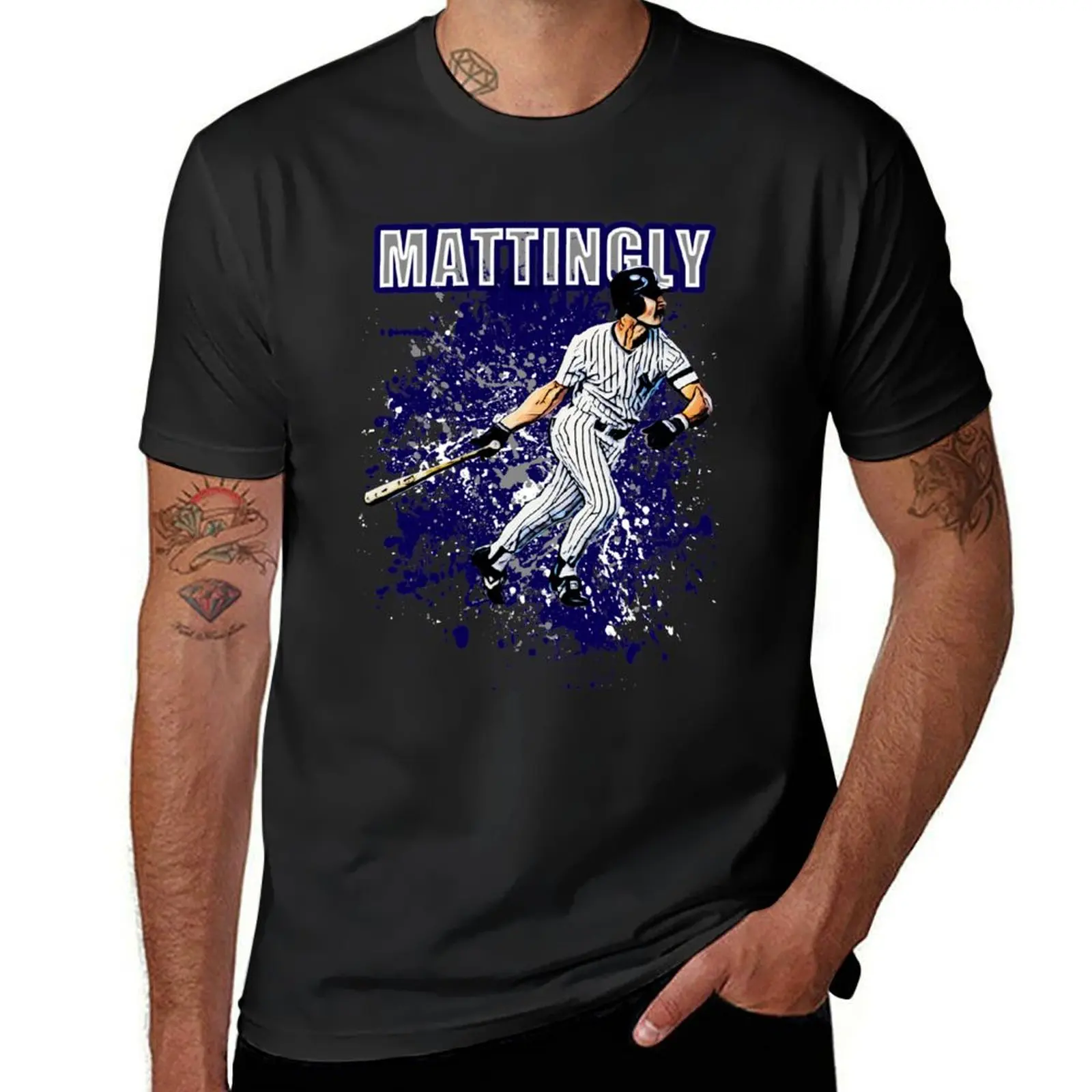 don mattingly T-Shirt vintage funnys mens vintage t shirts