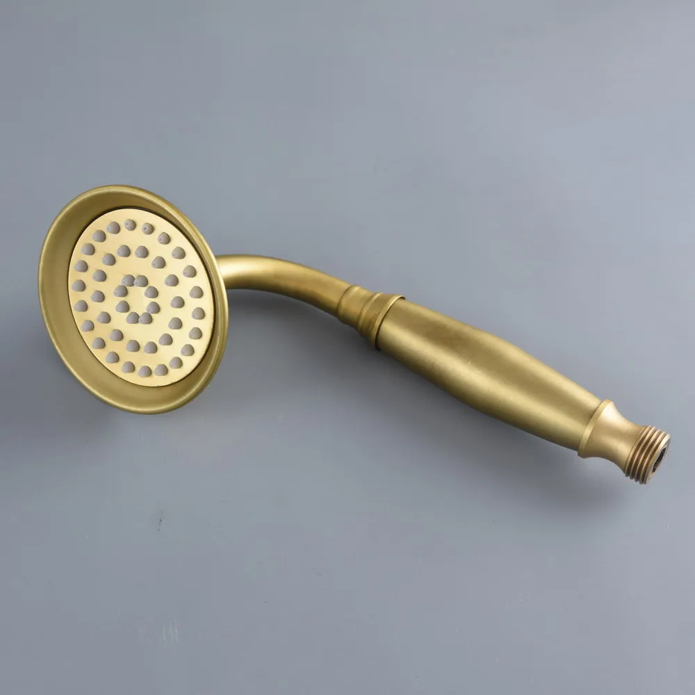 

Antique Brass Hand Held Shower Head Bathroom Handheld Sprayer thh172